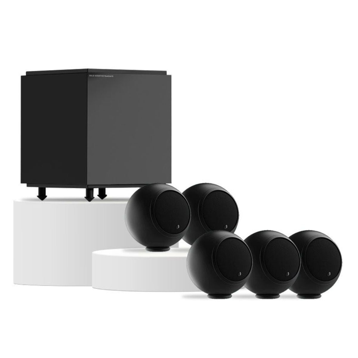 Gallo Acoustics A'Diva Speaker and Subwoofer 5.1 Package roomsub 8 black