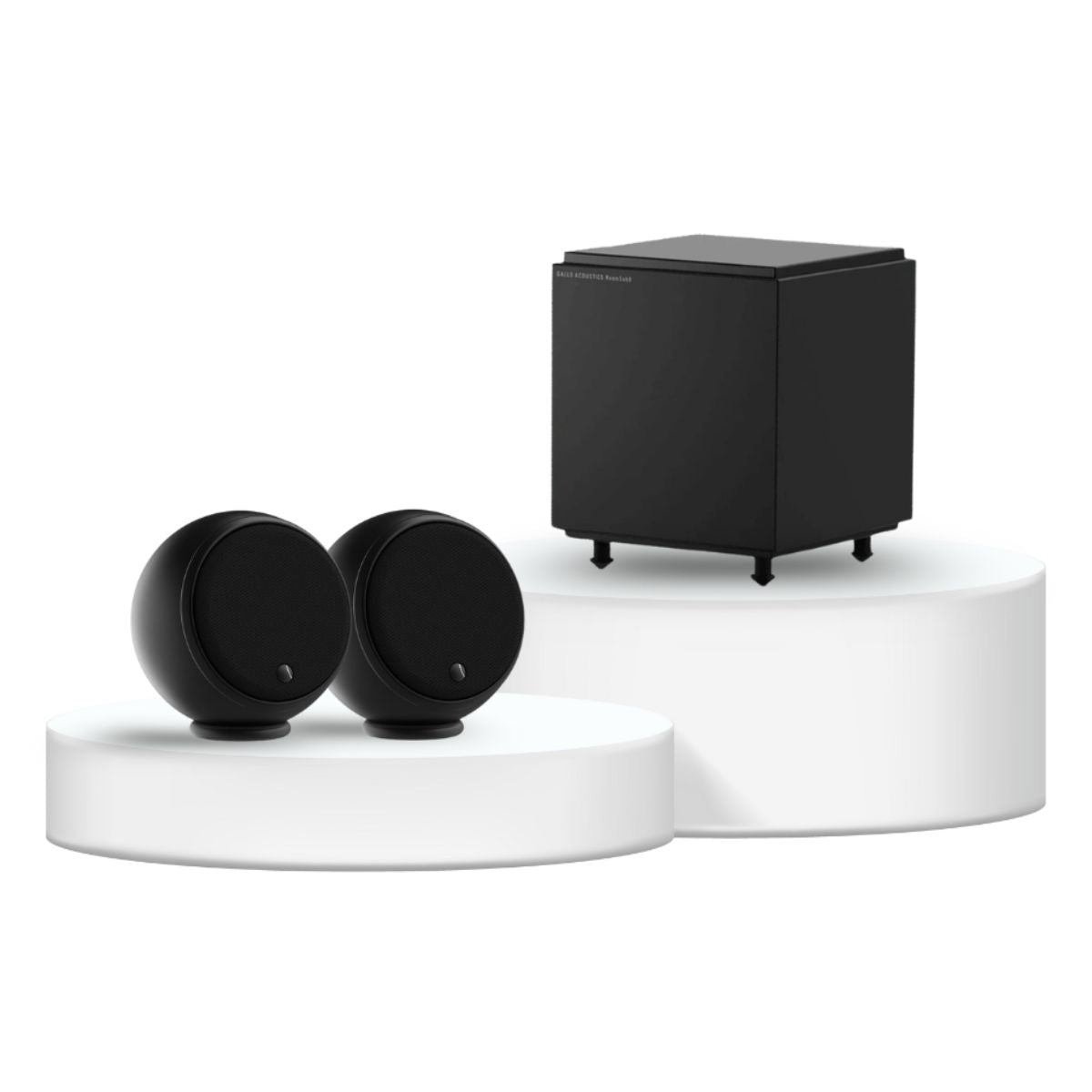 Gallo Acoustics Micro Speaker and Subwoofer 2.1 Package roomsub 8 black