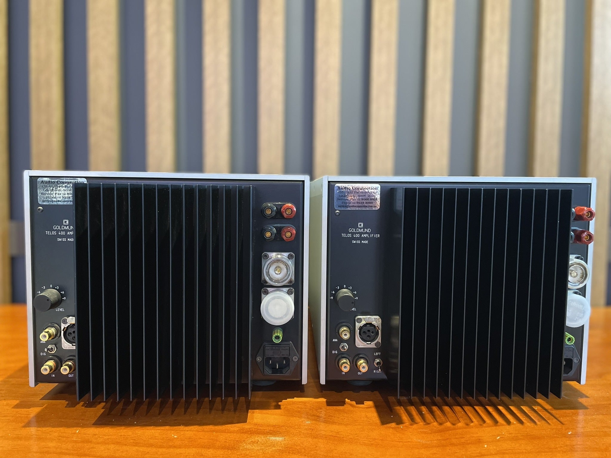 Goldmund Telos 400 Power Amplifier Pair - Consignment