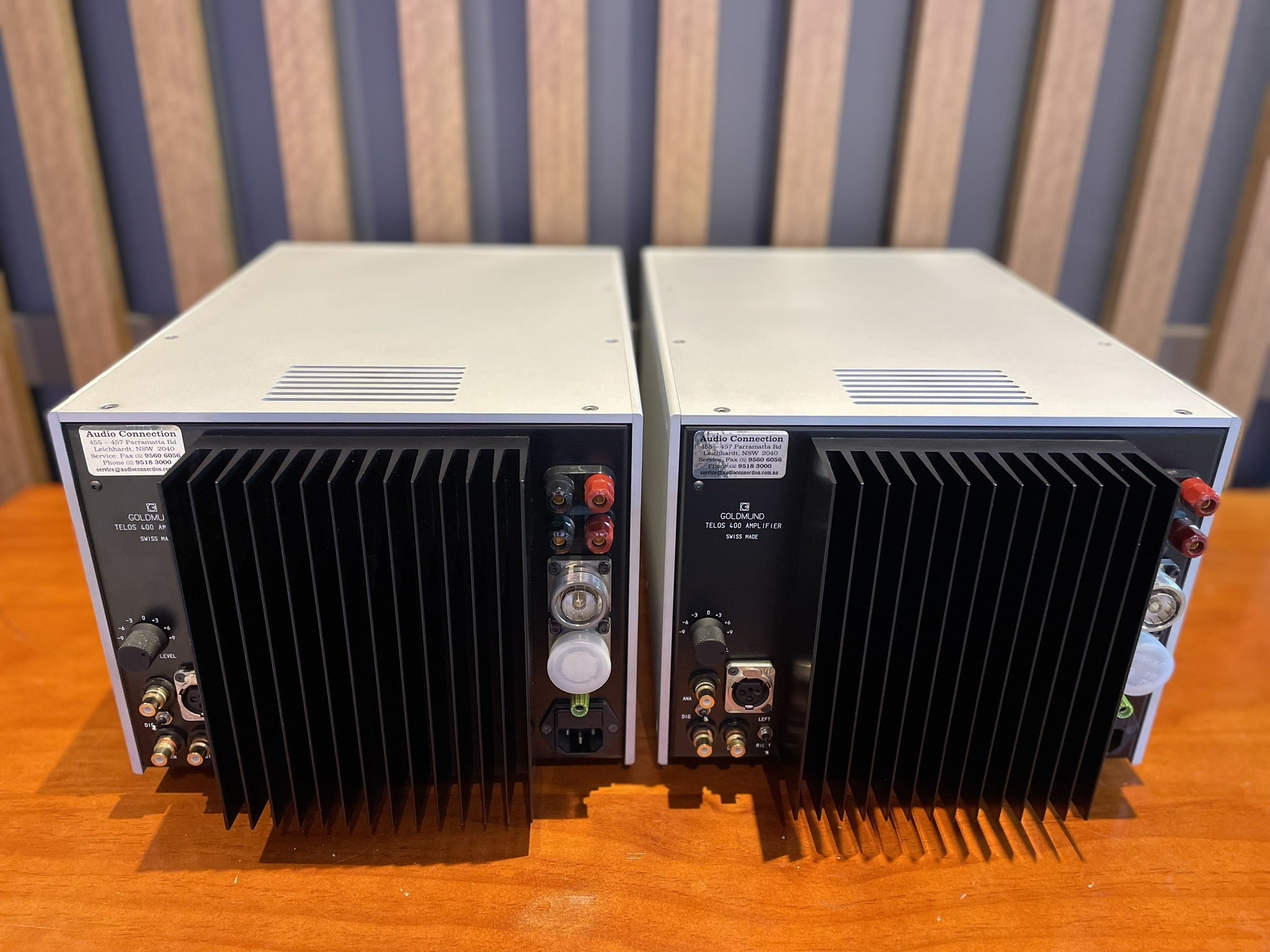 Goldmund Telos 400 Power Amplifier Pair - Consignment