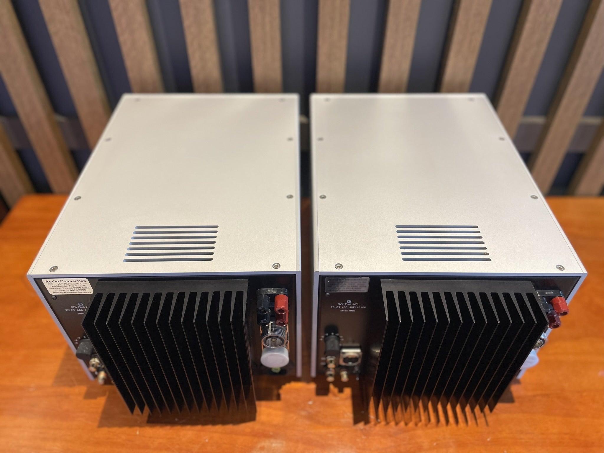 Goldmund Telos 400 Power Amplifier Pair - Consignment