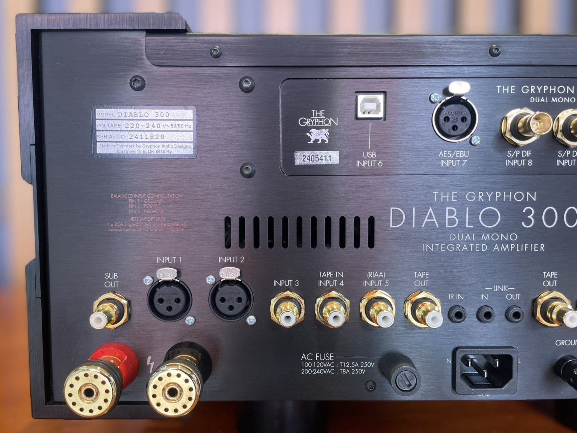 Gryphon Diablo 300 Integrated Amplifier w DAC Module - As Traded