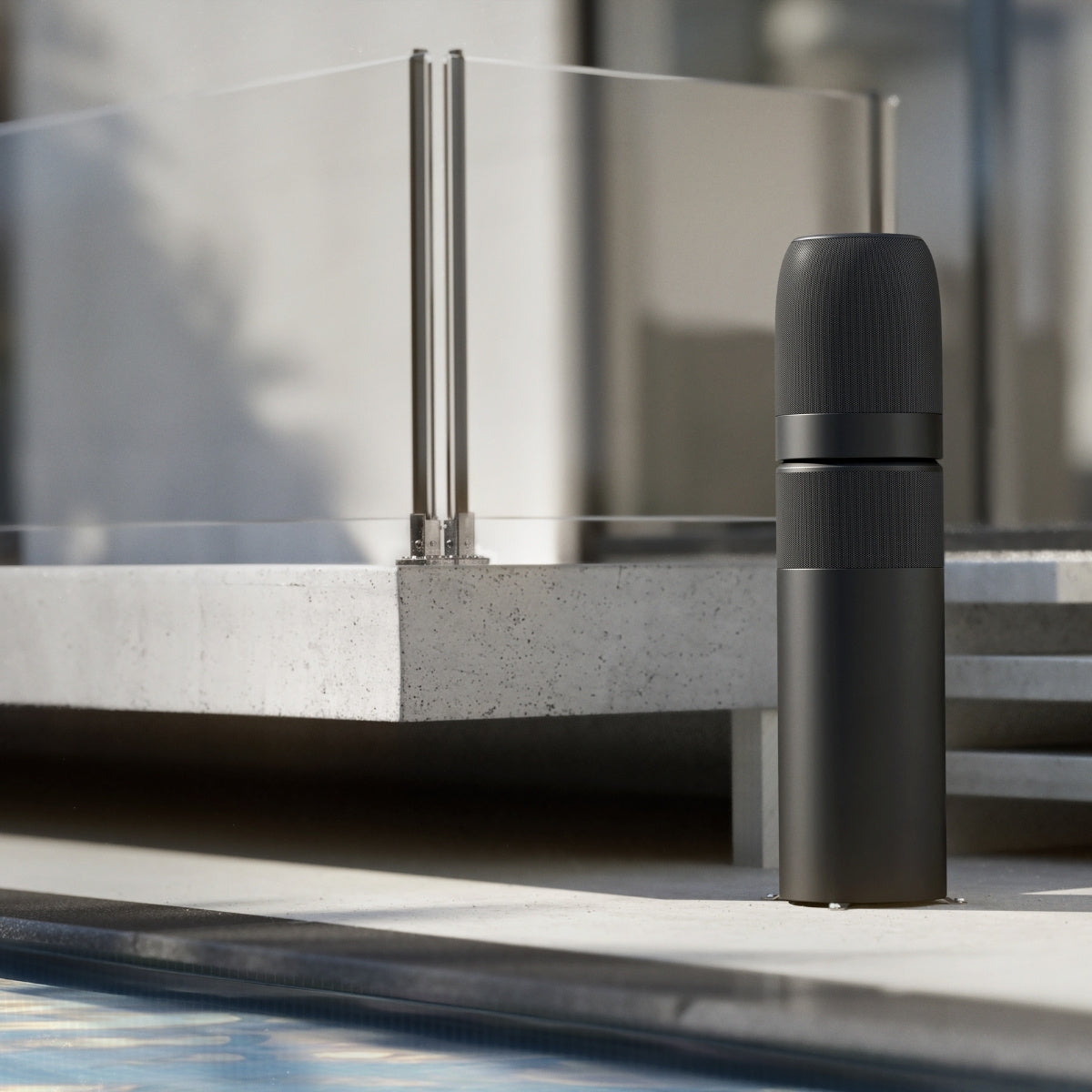 KEF BQ9 6.5” Uni-Q 3-Way Outdoor Bollard Speaker