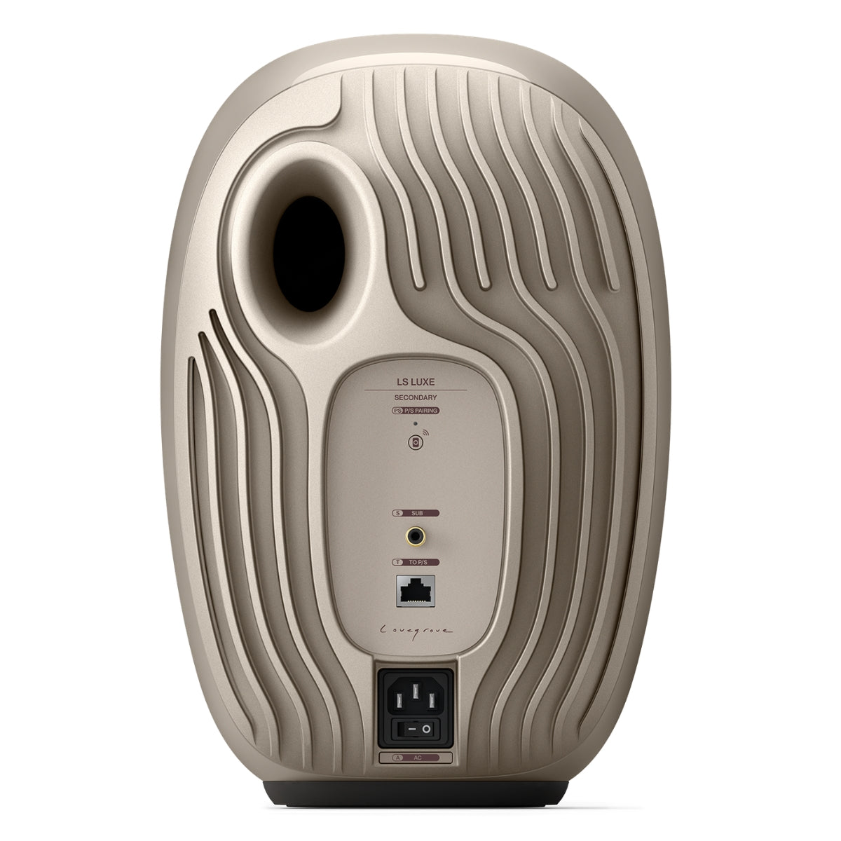 KEF LS LUXE Wireless Active Speakers Dusk Titanium
