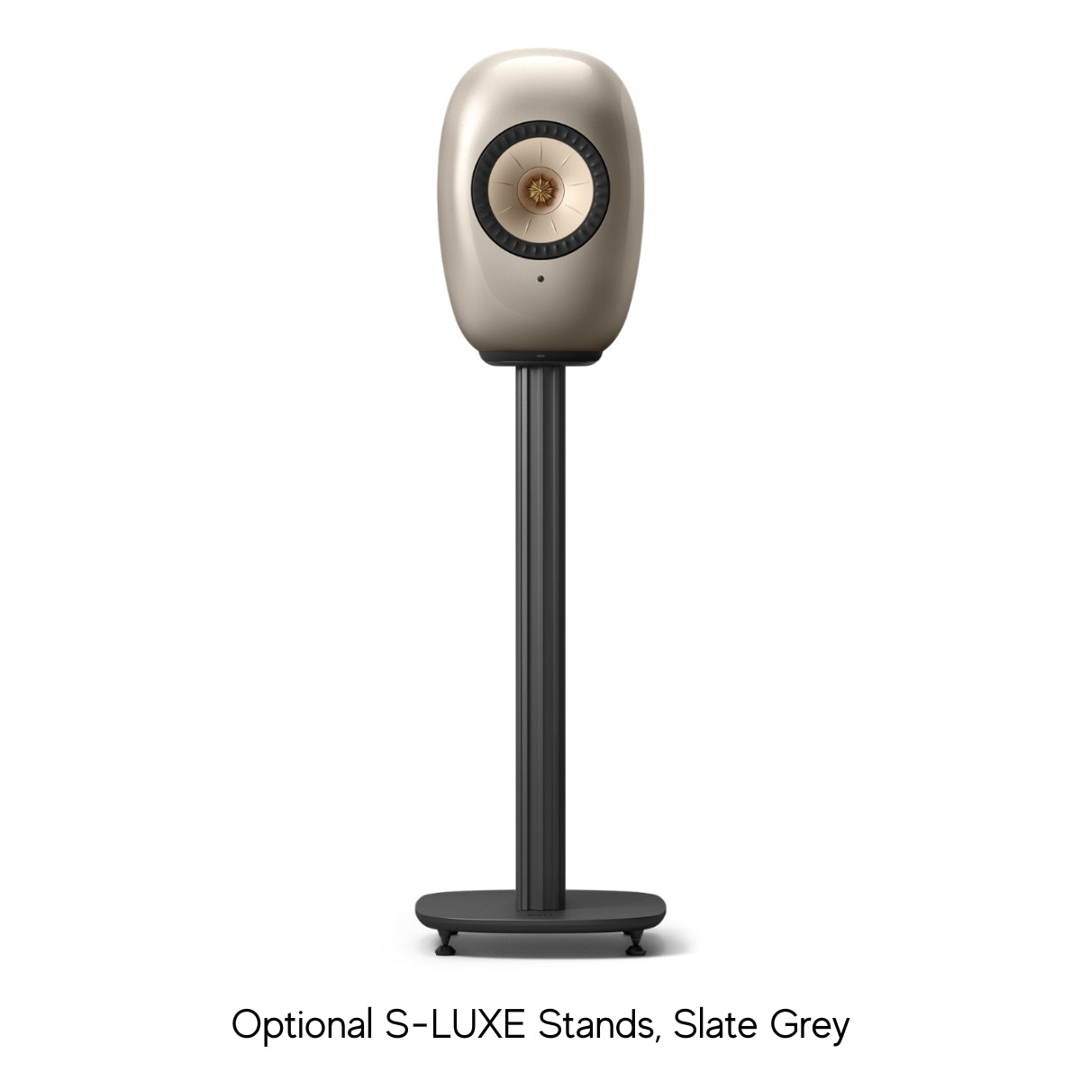 KEF LS LUXE Wireless Active Speakers Dusk Titanium