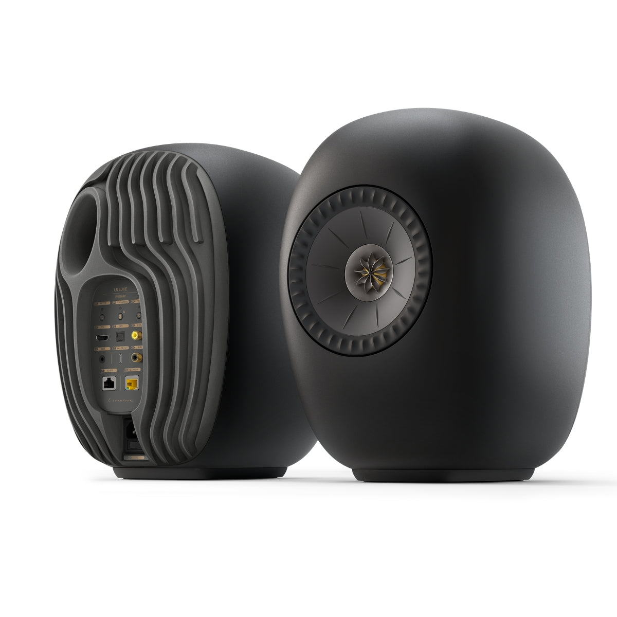KEF LS LUXE Wireless Active Speakers Eclipse Black