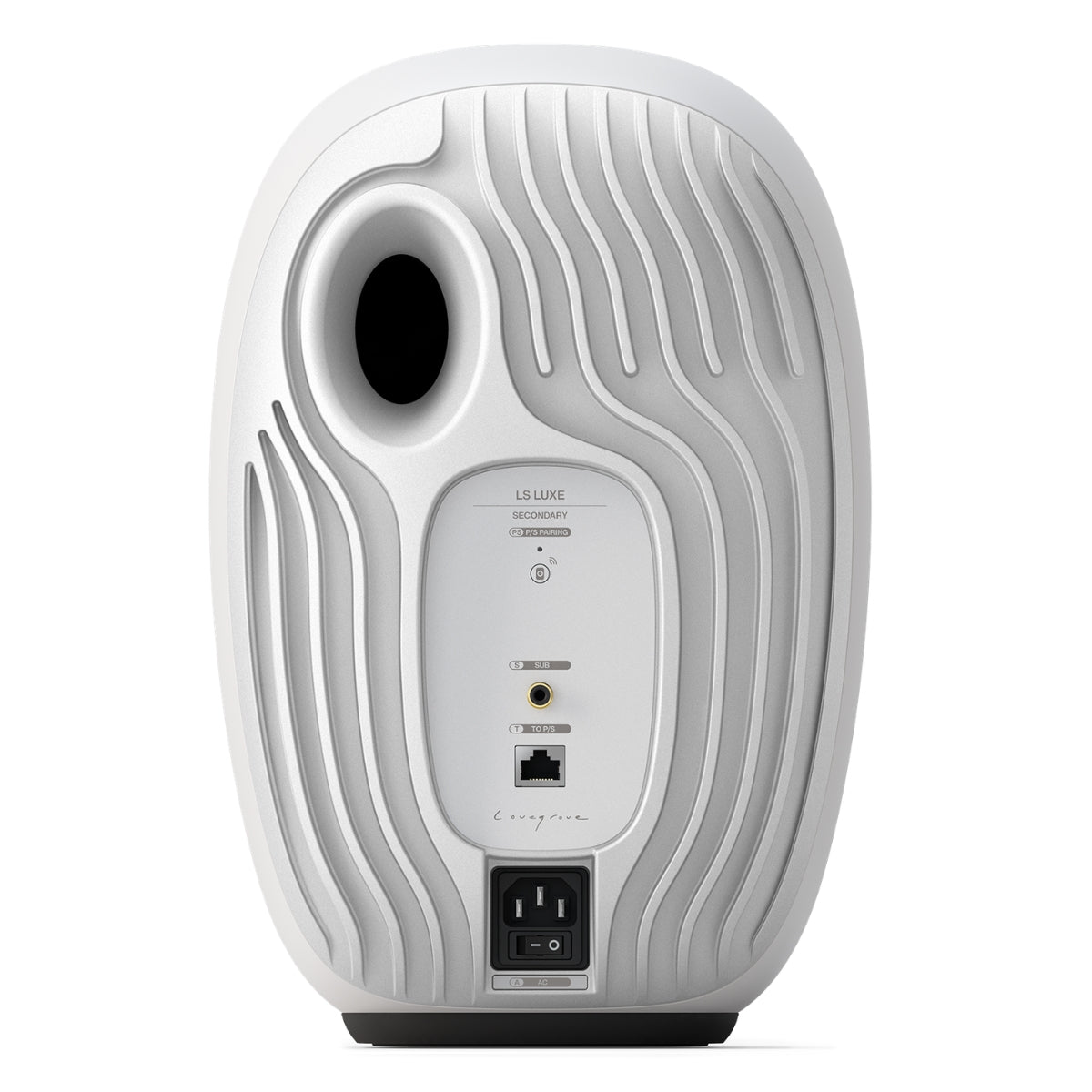 KEF LS LUXE Wireless Active Speakers Mineral White