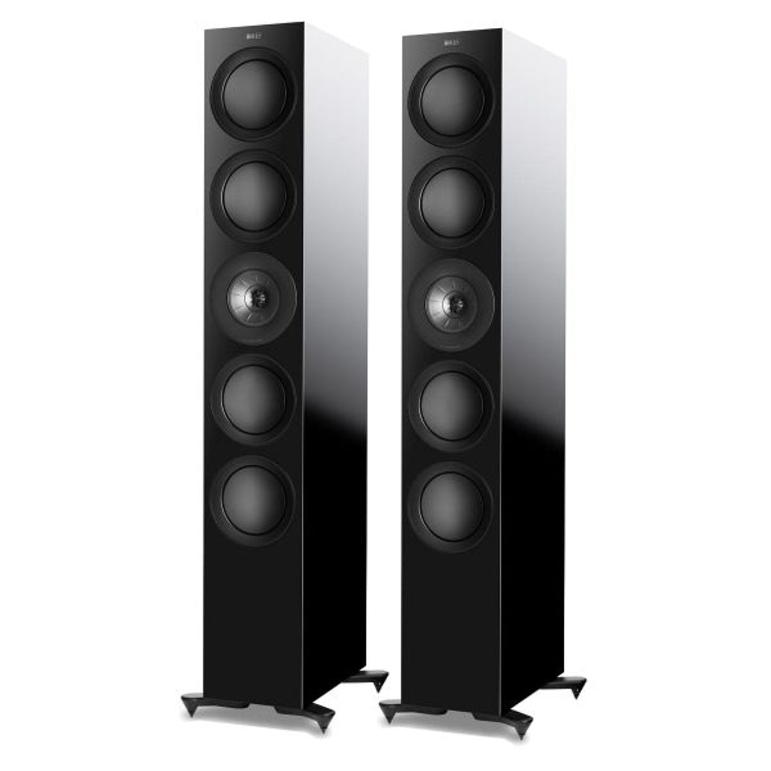 KEF R11 Floorstanding Speakers (Black) - Ex Demo