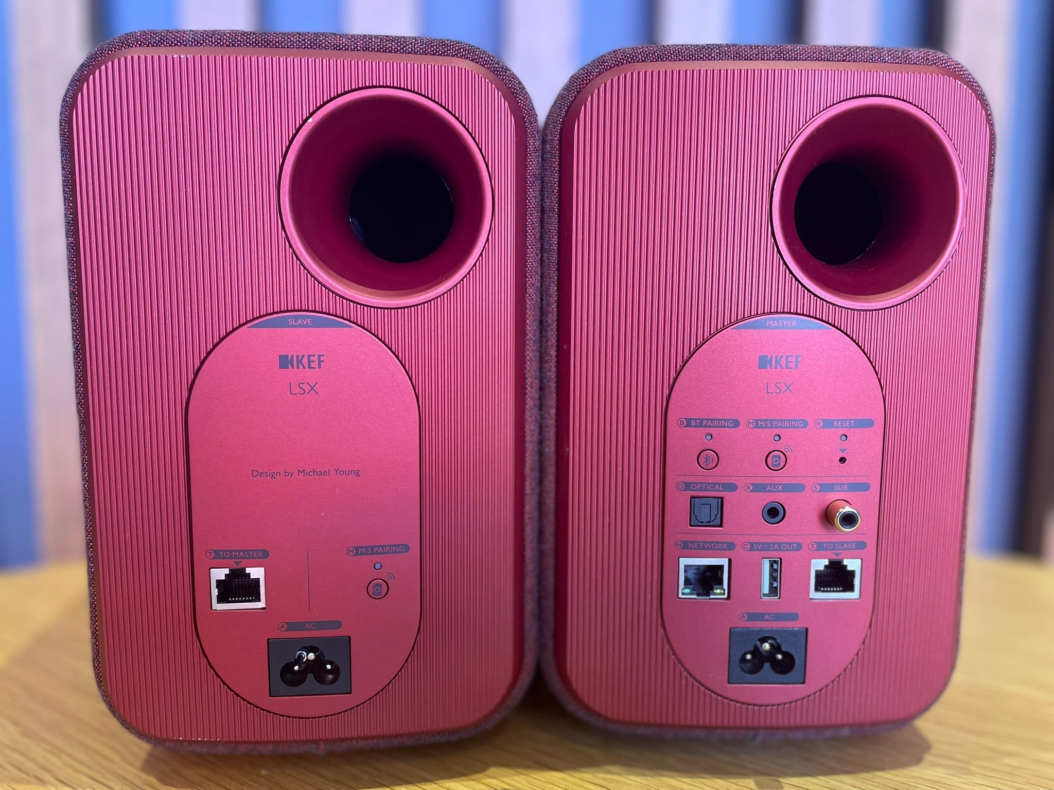 Kef LSX (Gen 1) Wireless HiFi System, Red - As Traded