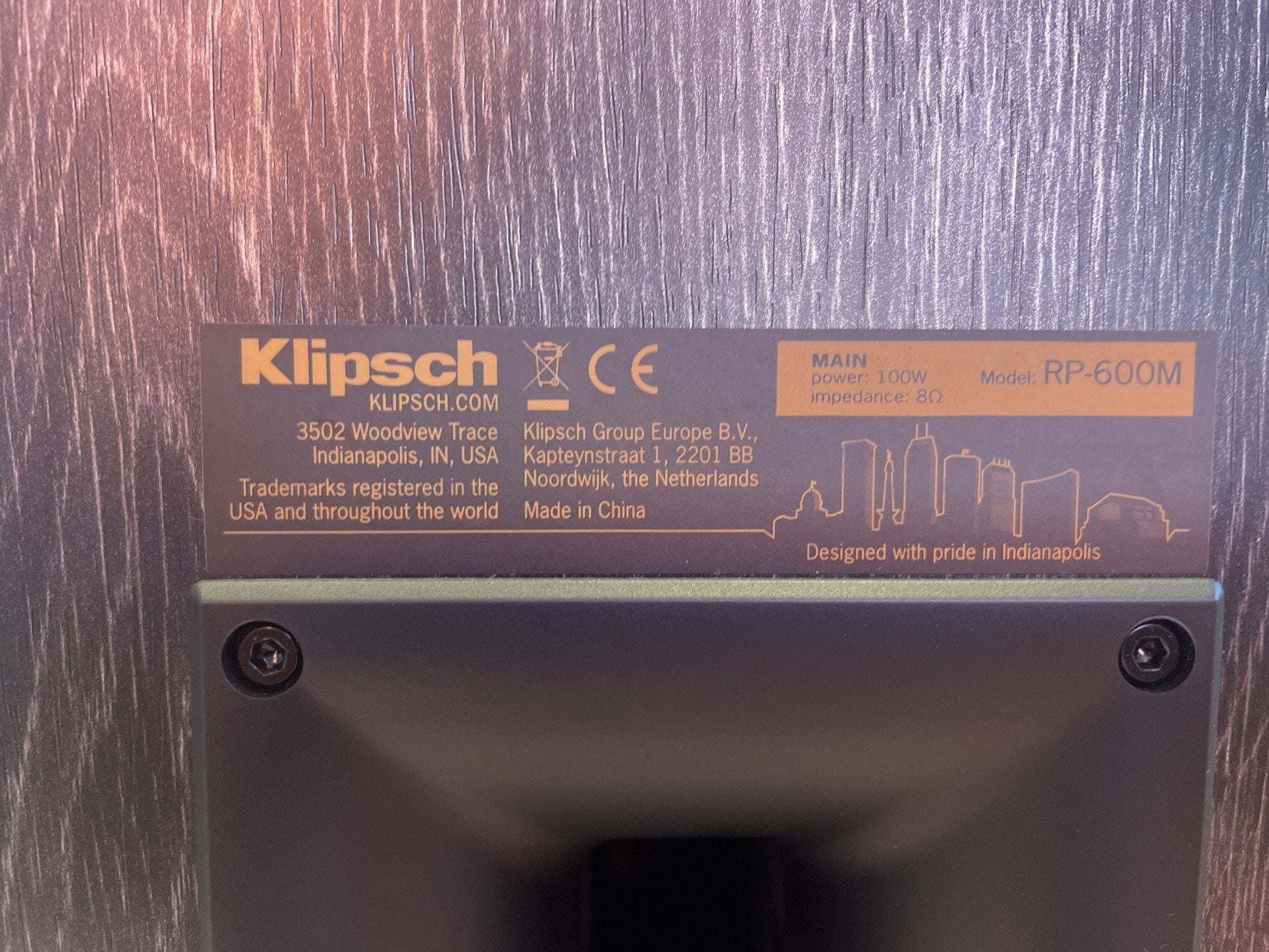 Klipsch RP-600M Bookshelf Speakers - As Traded