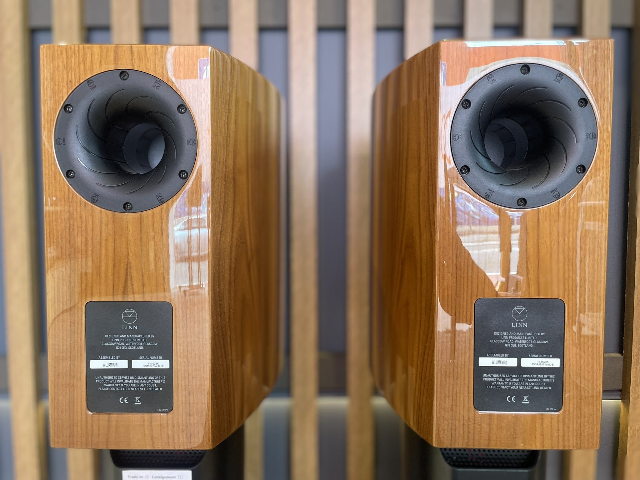 Linn Exakt Akudorik Bookshelf Speakers - Ex Demo