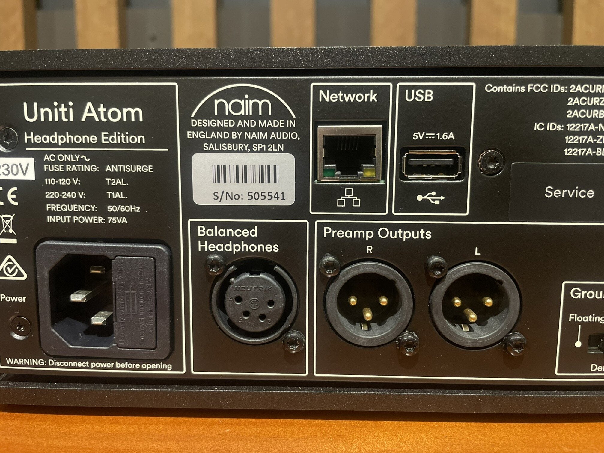 Naim Uniti Atom Headphone Edition Streamer - Consignment