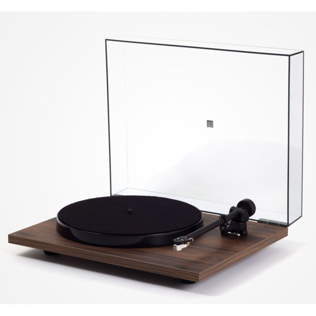 Rega Planar 1 Plus Turntable walnut angled