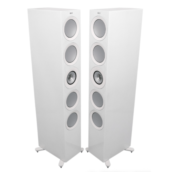 KEF R11 Floorstanding Speakers - White (Non Meta)