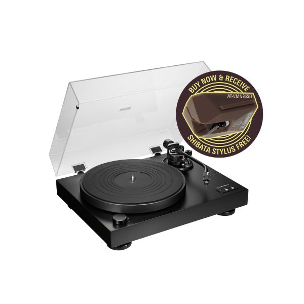 Audio Technica AT-LP8X Semi-Automatic Direct-Drive Turntable (Free Shibata Stylus AT-VMN95SH)