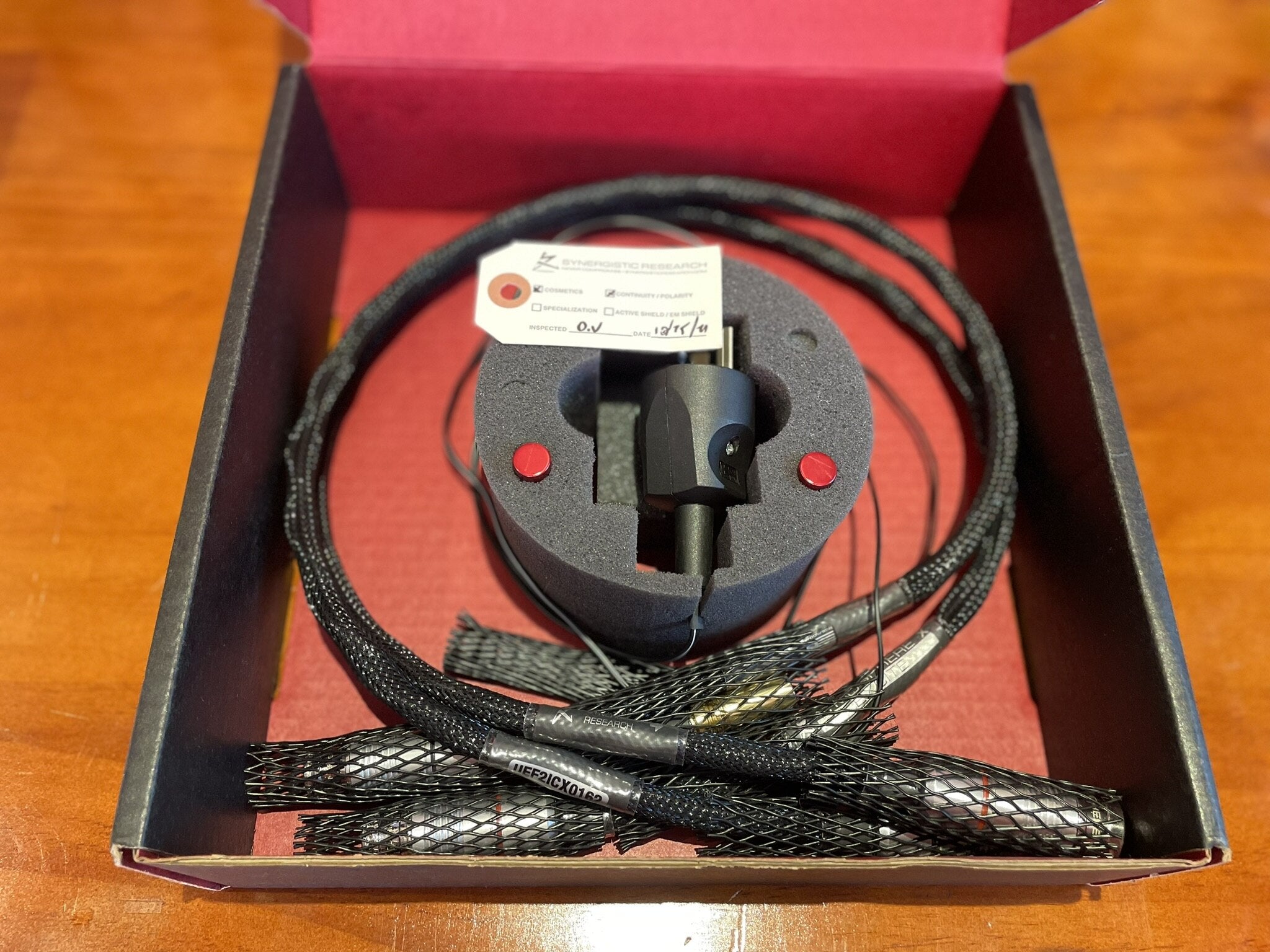 Synergistic Research Atmosphere X Excite Interconnect Cable XLR 1m - Consignment