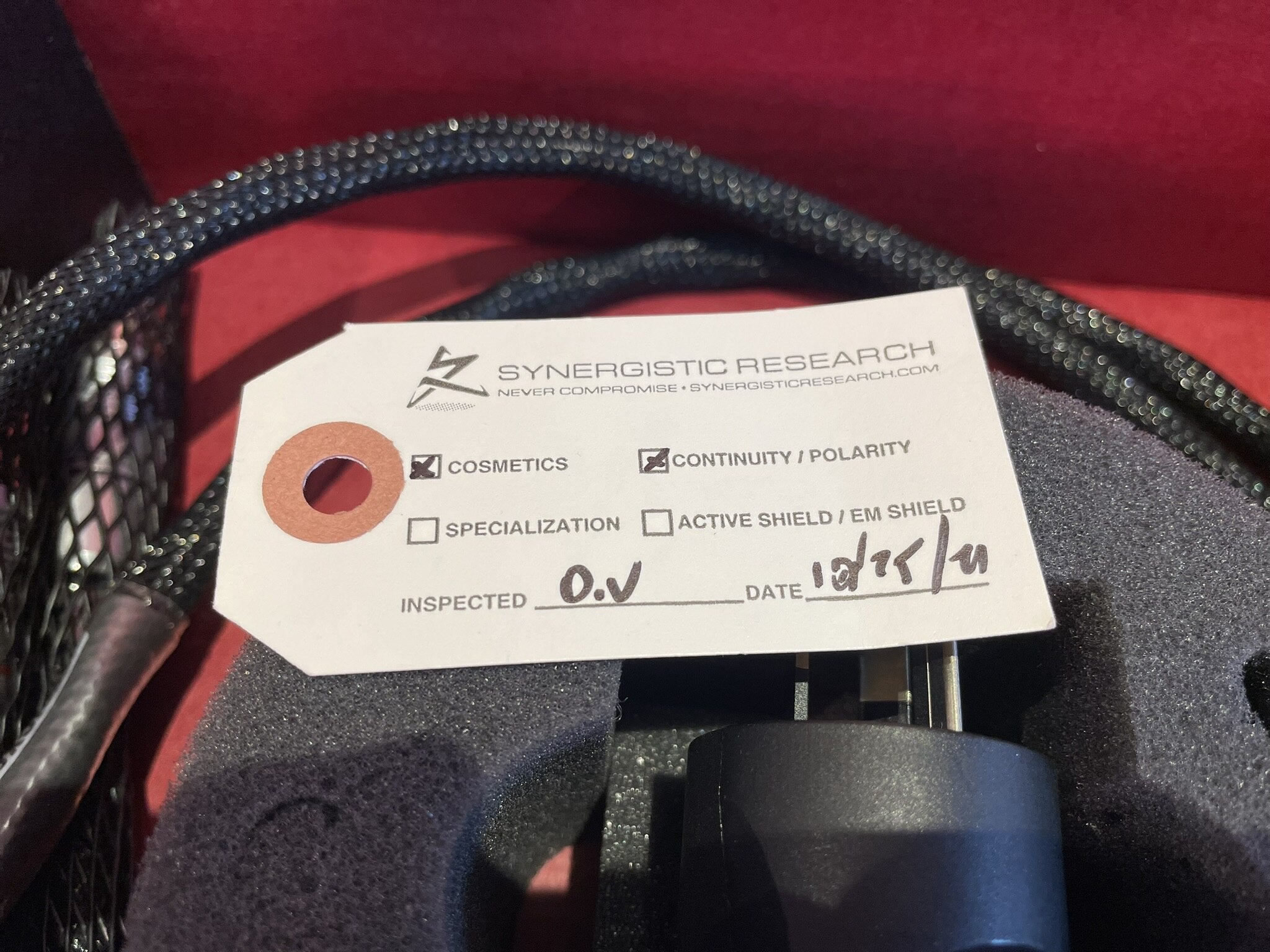 Synergistic Research Atmosphere X Excite Interconnect Cable XLR 1m - Consignment
