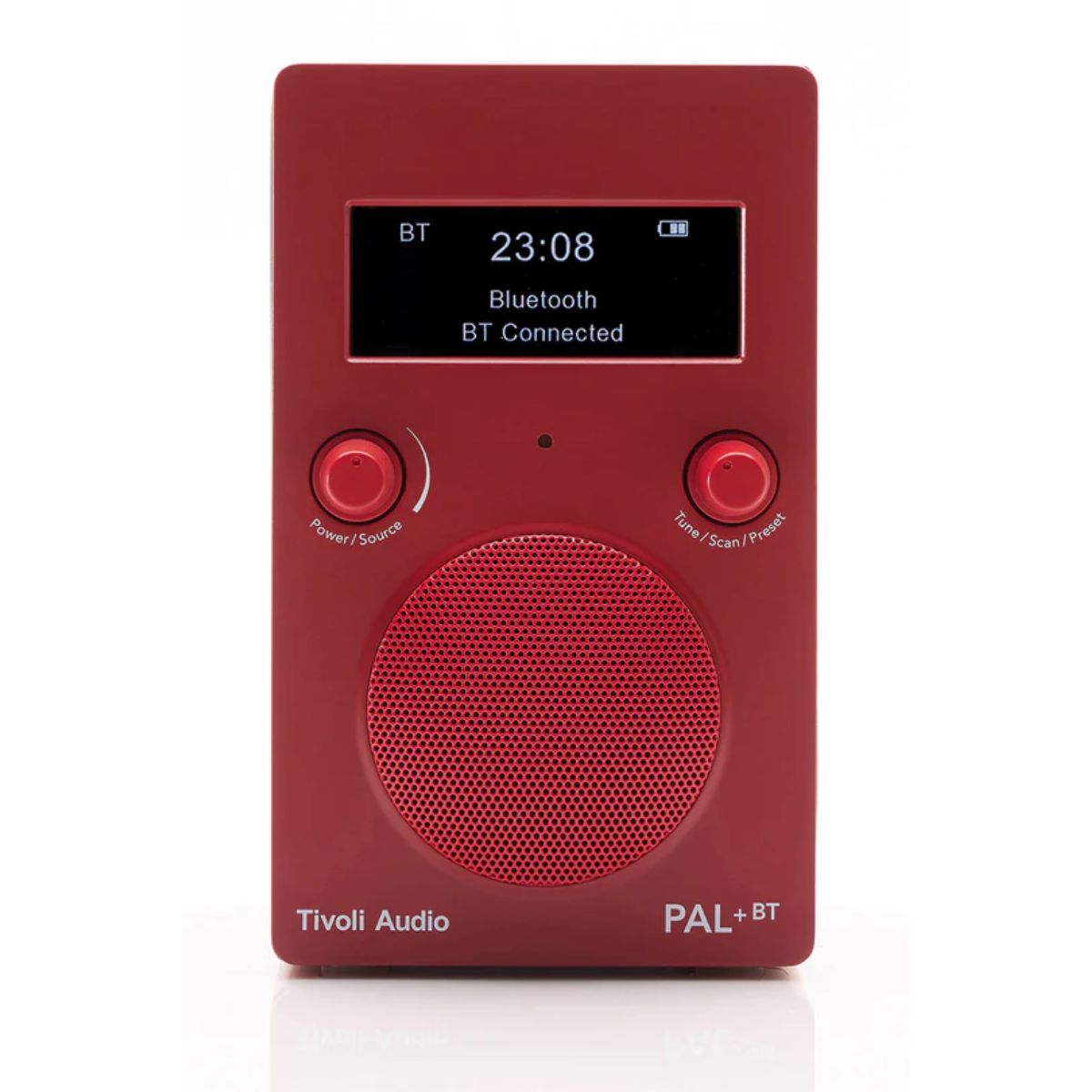 Tivoli Audio PAL+ BT (Gen 3) Bluetooth DAB+/FM Portable Radio Red