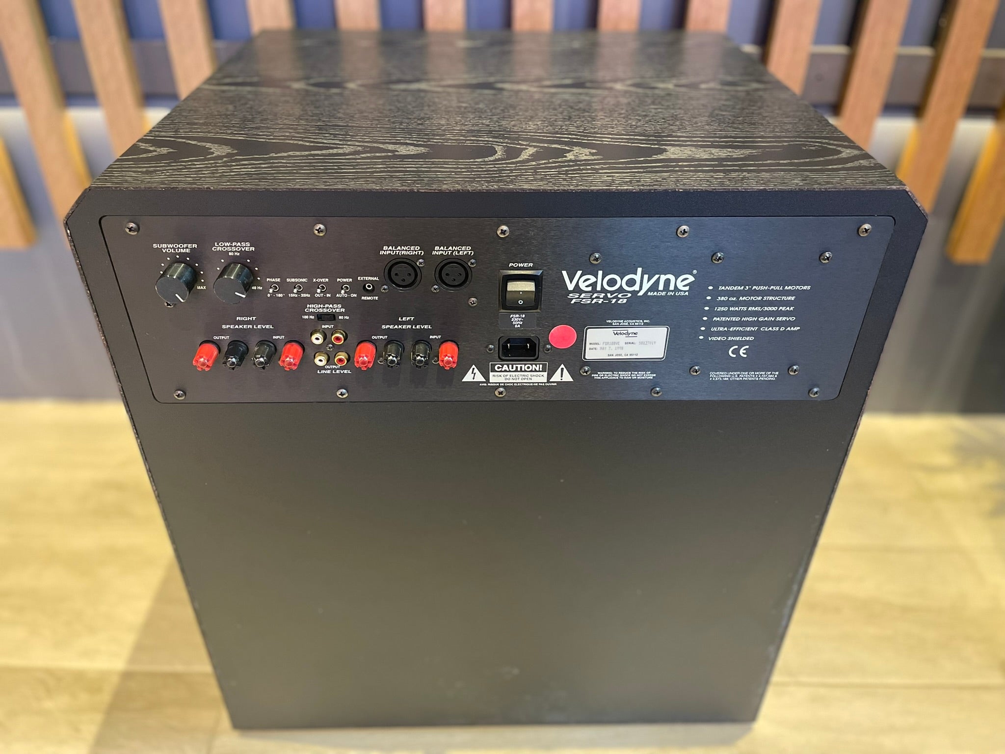 Velodyne FSR-18 Subwoofer - Consignment