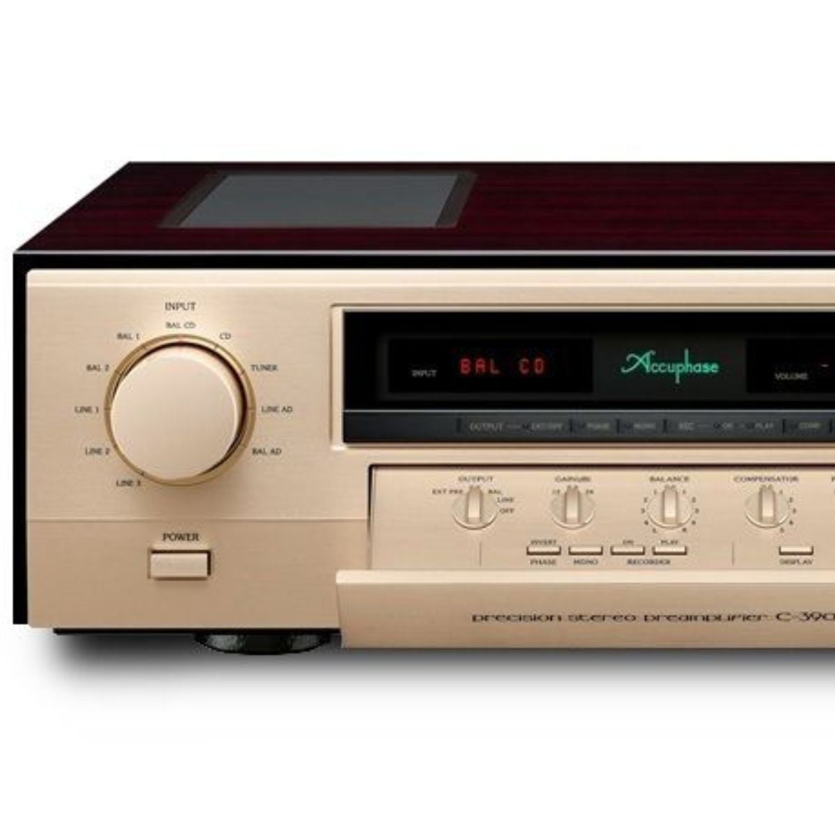 accuphase-c3900s-preamplifier-front-zoom-left