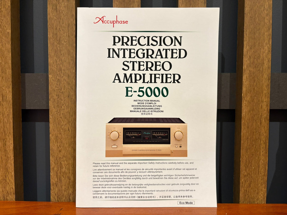 Accuphase E-5000 Integrated Amplifier - As Traded