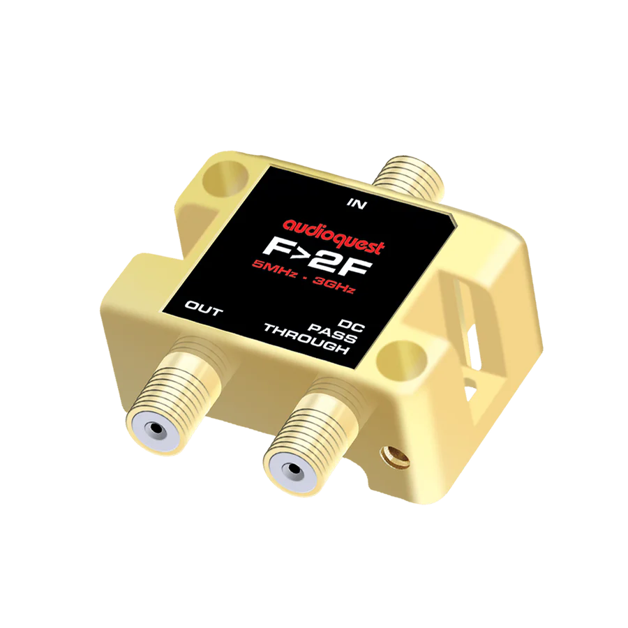 AudioQuest F Splitter (F to 2xF) - AudioQuest Clearance