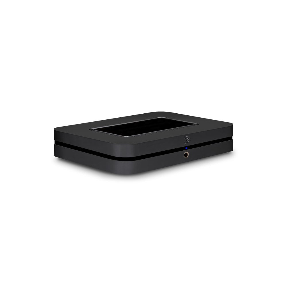 Black Bluesound Node (N132) Wireless Music Streamer Top Angle