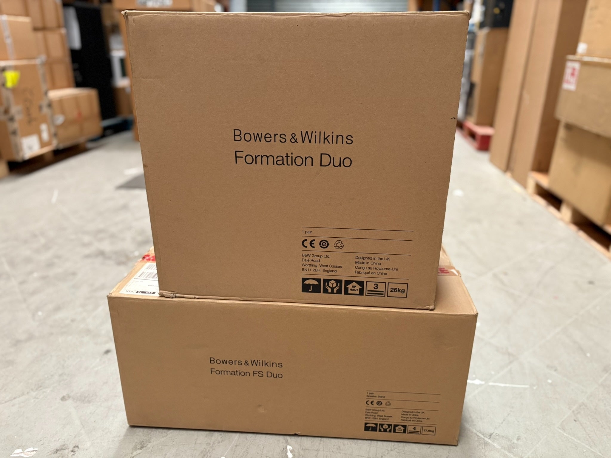 Bowers & Wilkins Formation Duo with Stands - As Traded