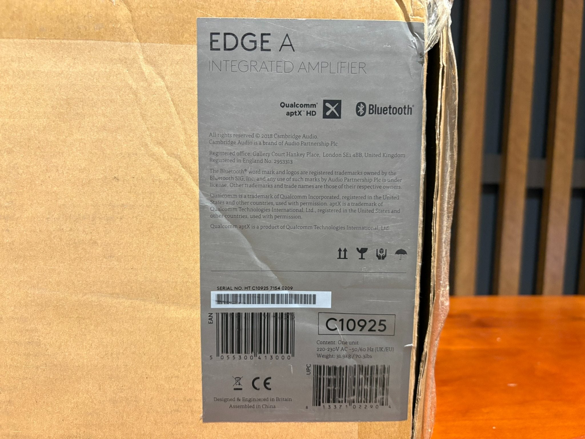 Cambridge Audio Edge A Integrated Amplifier - Consignment