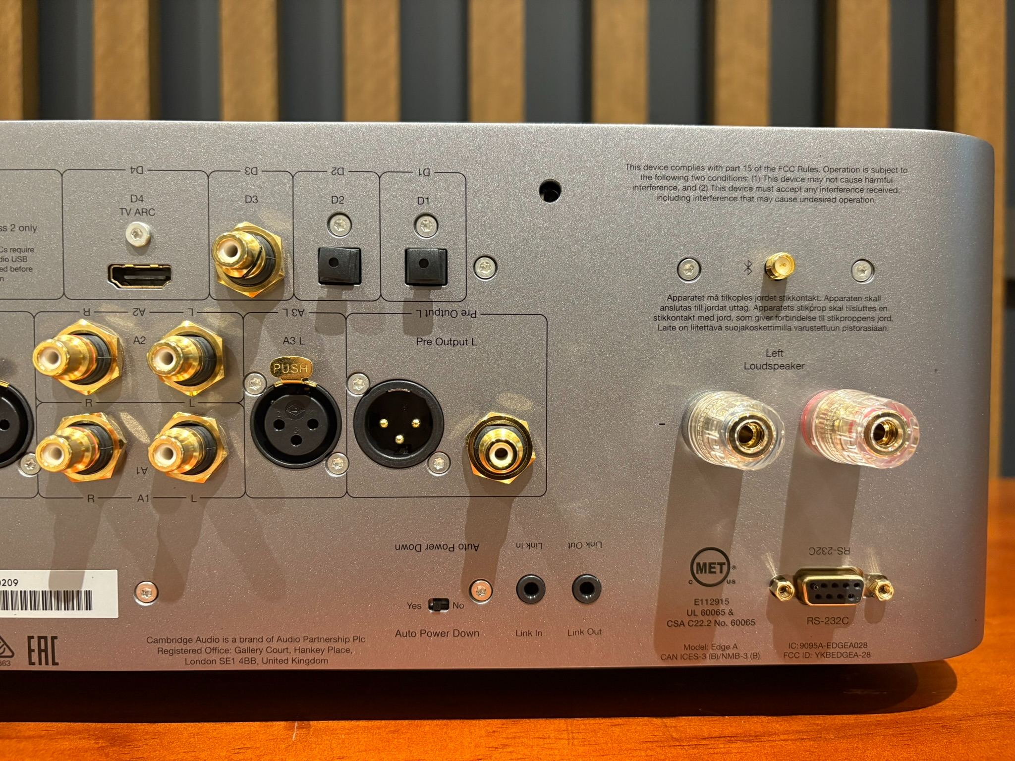 Cambridge Audio Edge A Integrated Amplifier - Consignment