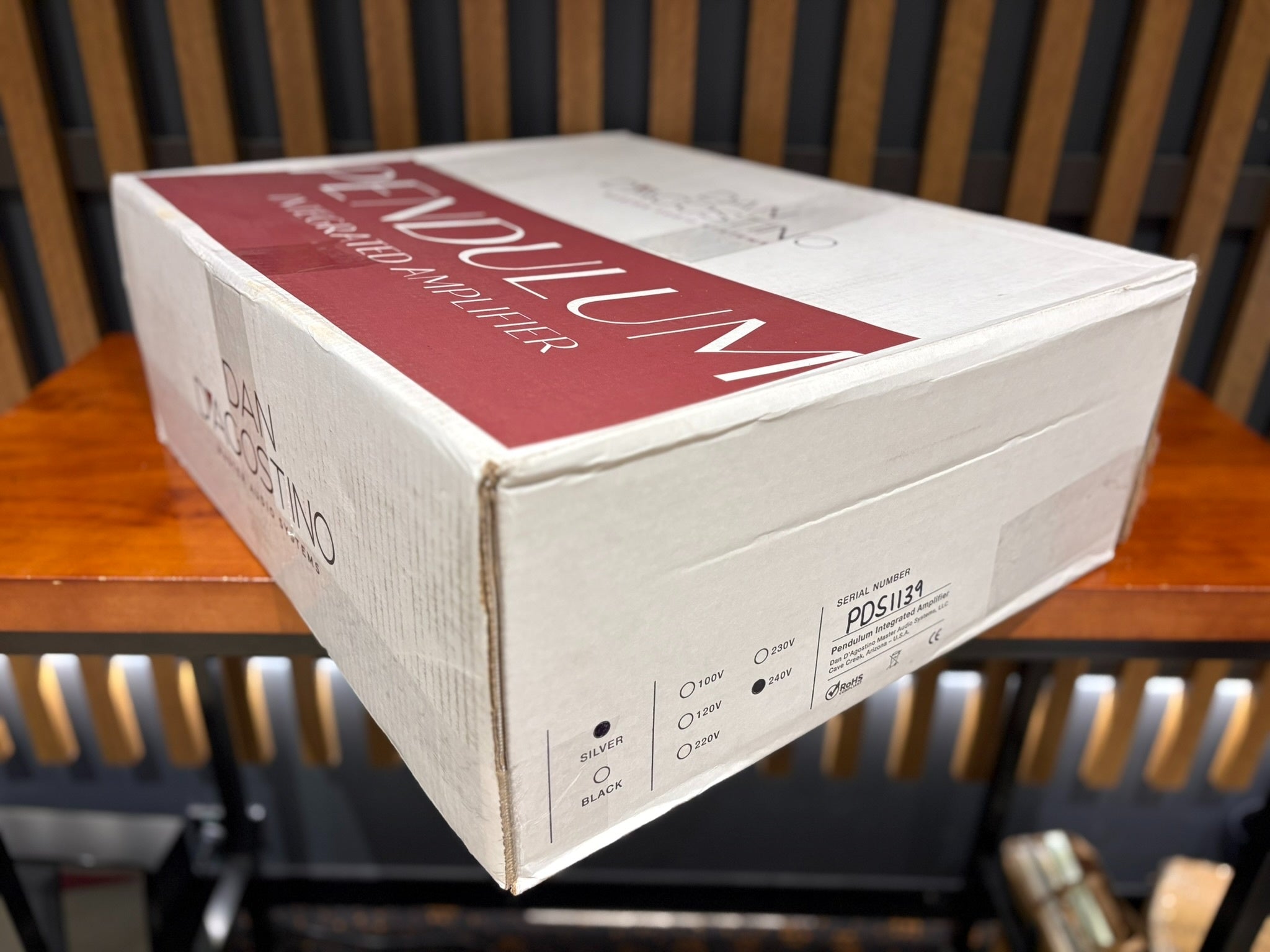 Dan D'Agostino Pendulum Integrated Amplifier, Silver - As Traded