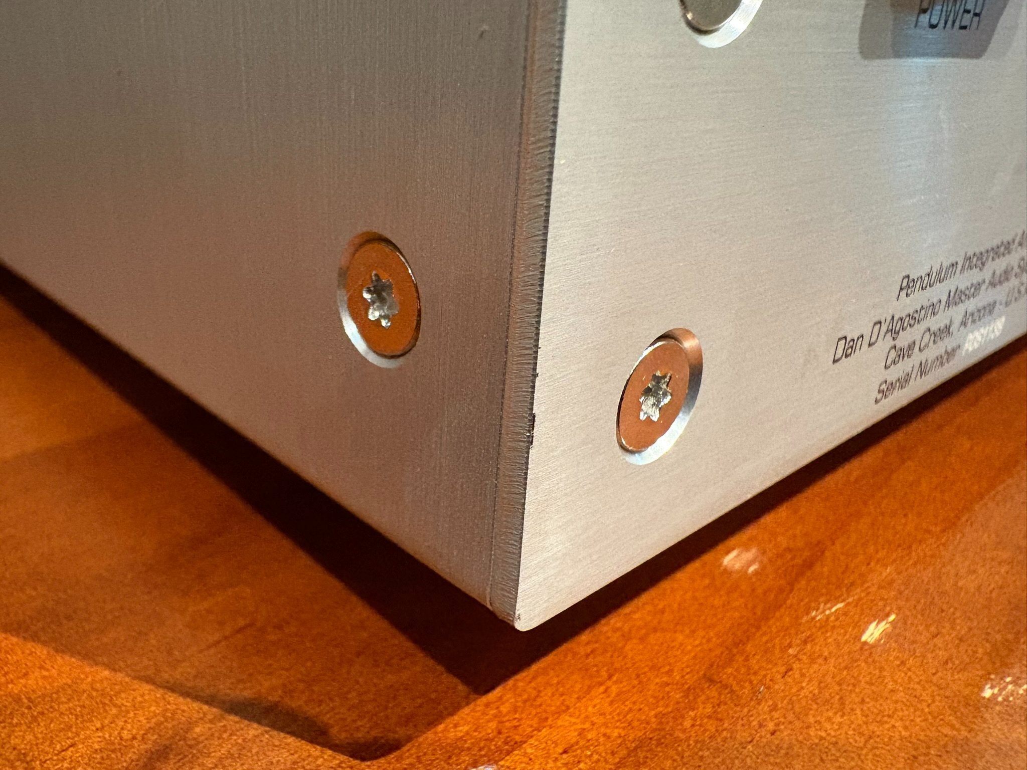Dan D'Agostino Pendulum Integrated Amplifier, Silver - As Traded