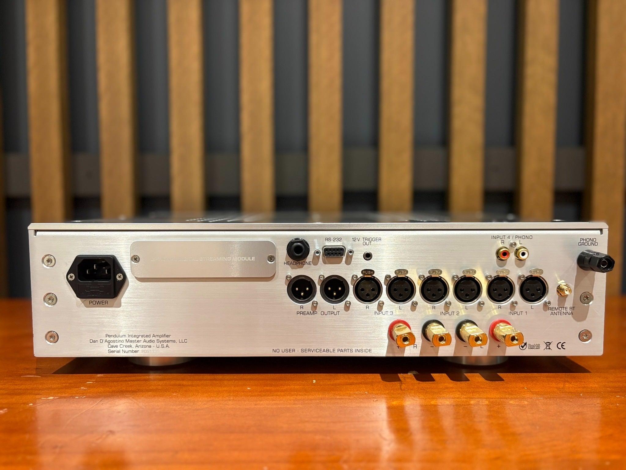 Dan D'Agostino Pendulum Integrated Amplifier, Silver - As Traded