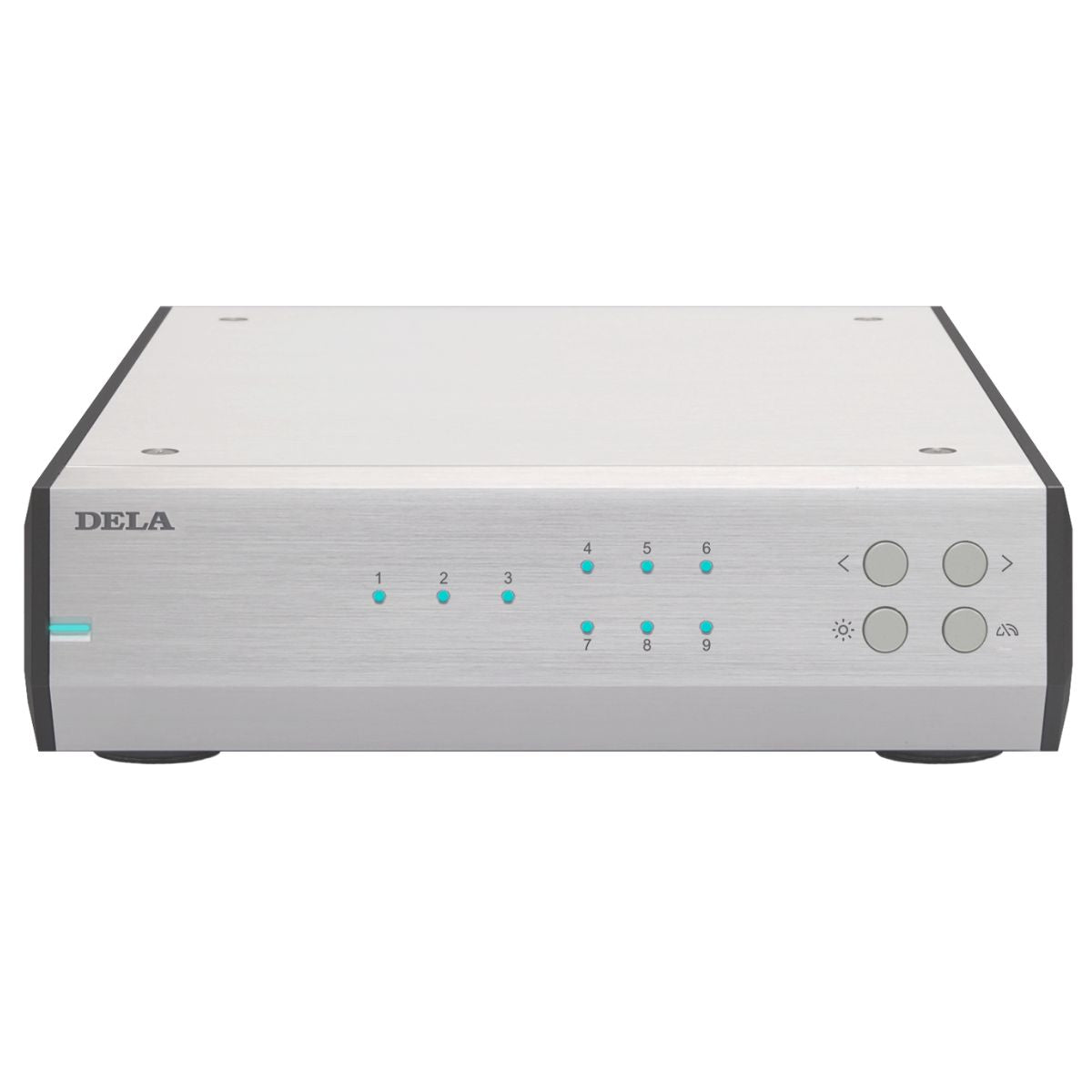 dela-melco-s50-network-switch-silver-front