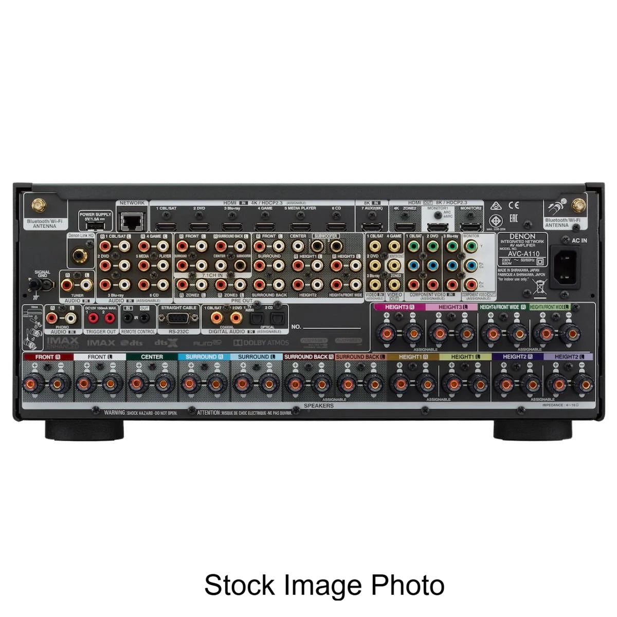 Denon AVC-A110 13.2 Channel 210W 8K AV Receiver - Consignment