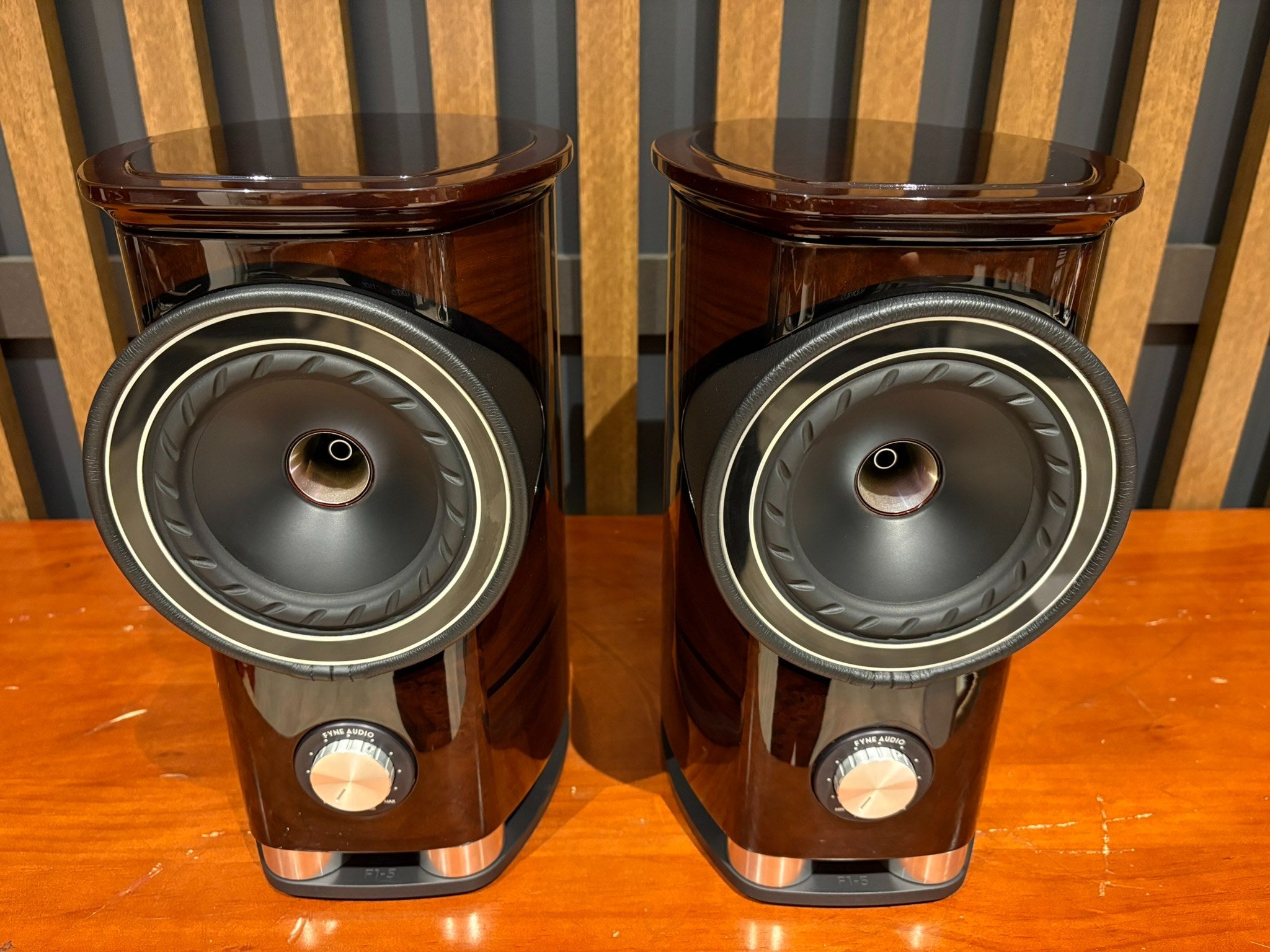 Fyne Audio F1-5 Bookshelf Speakers, Walnut - As Traded