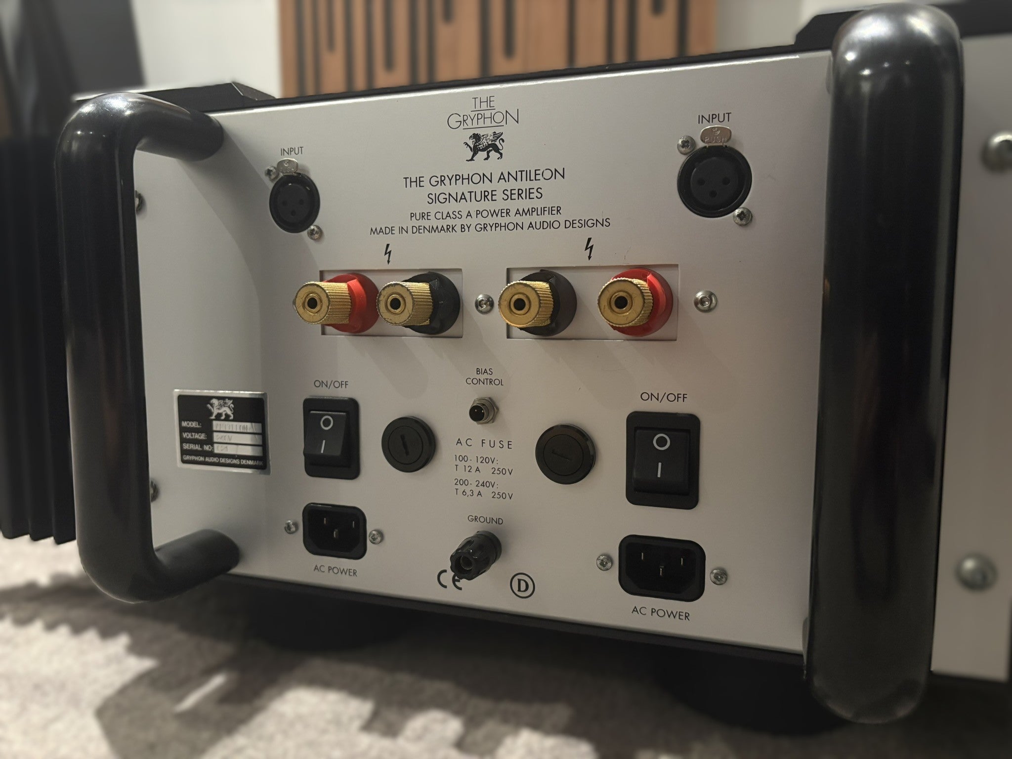 Gryphon Antileon Signature Stereo Power Amplifier - As Traded