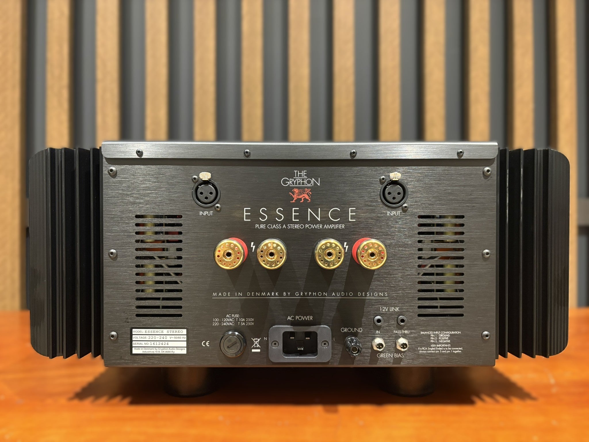 Gryphon Essence Stereo Power Amplifier - As Traded