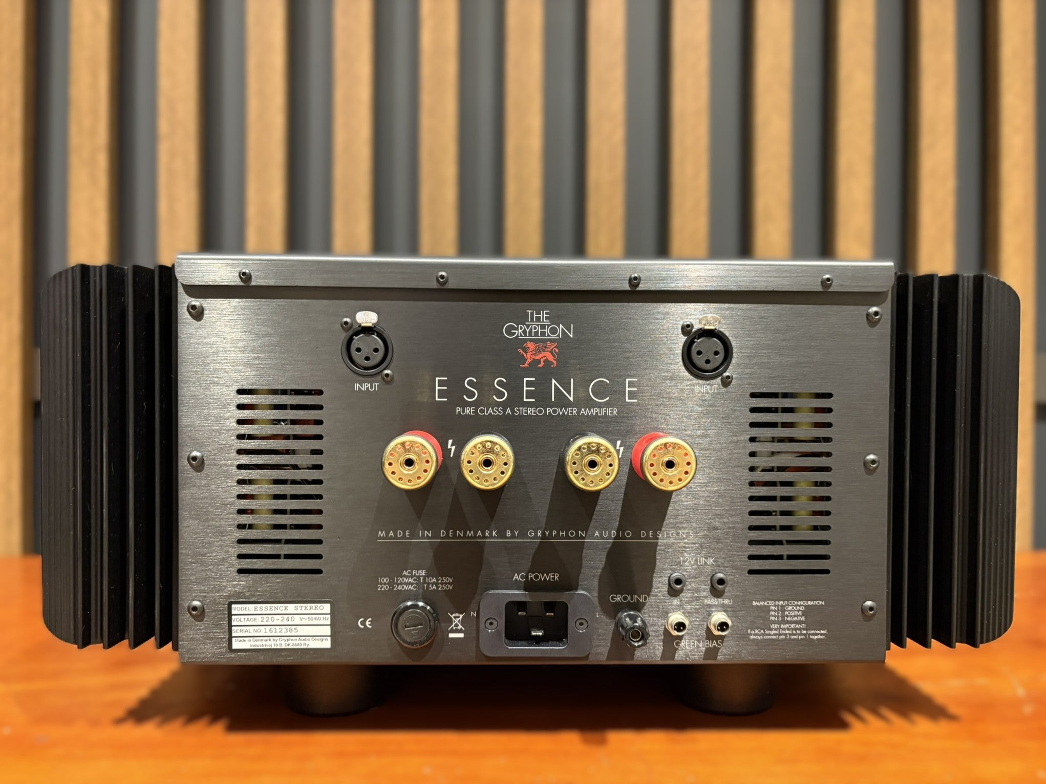Gryphon Essence Stereo Power Amplifier - As Traded