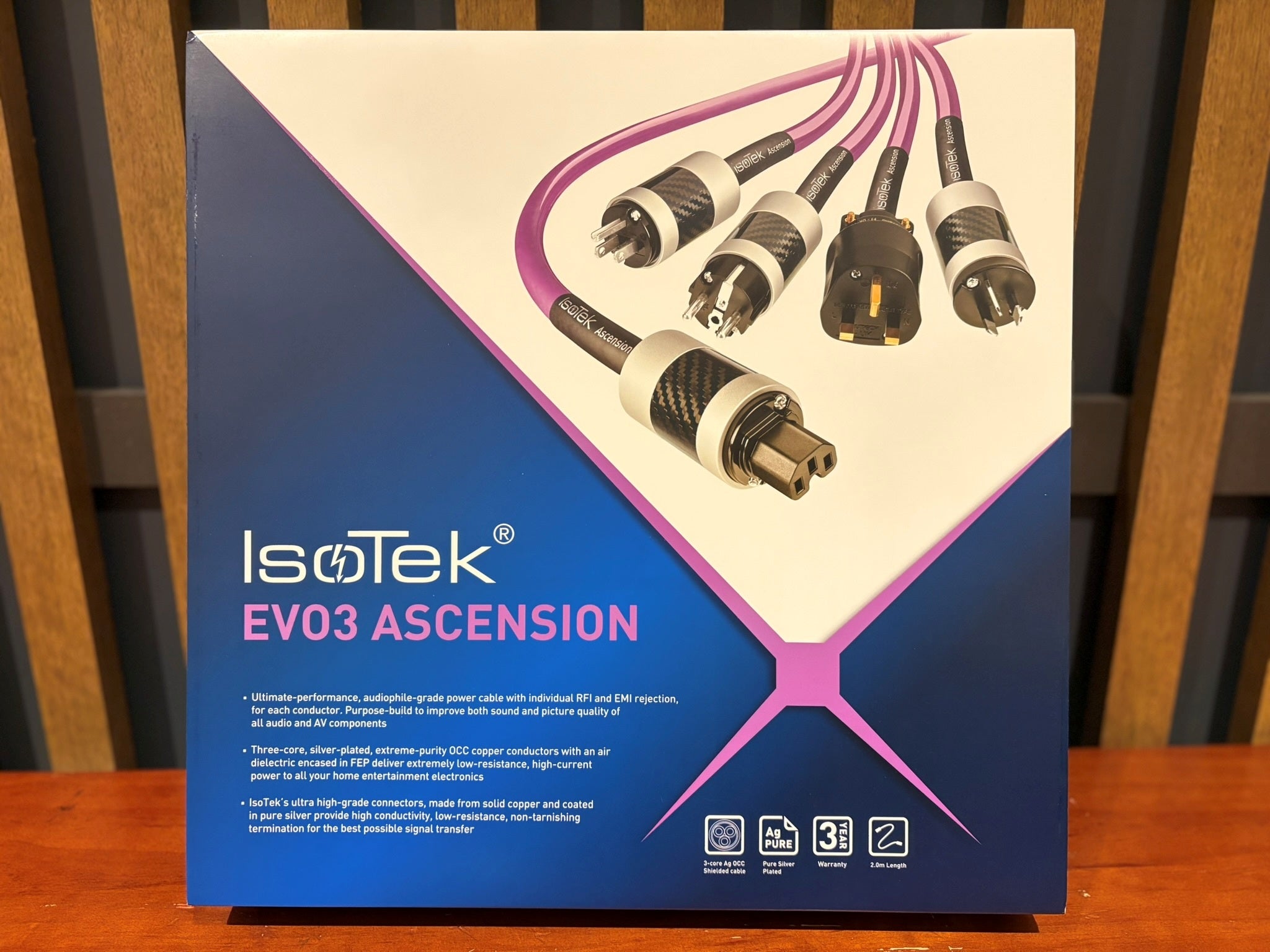 IsoTek EVO3 Ascension Power Cable, 2m C19 - As Traded