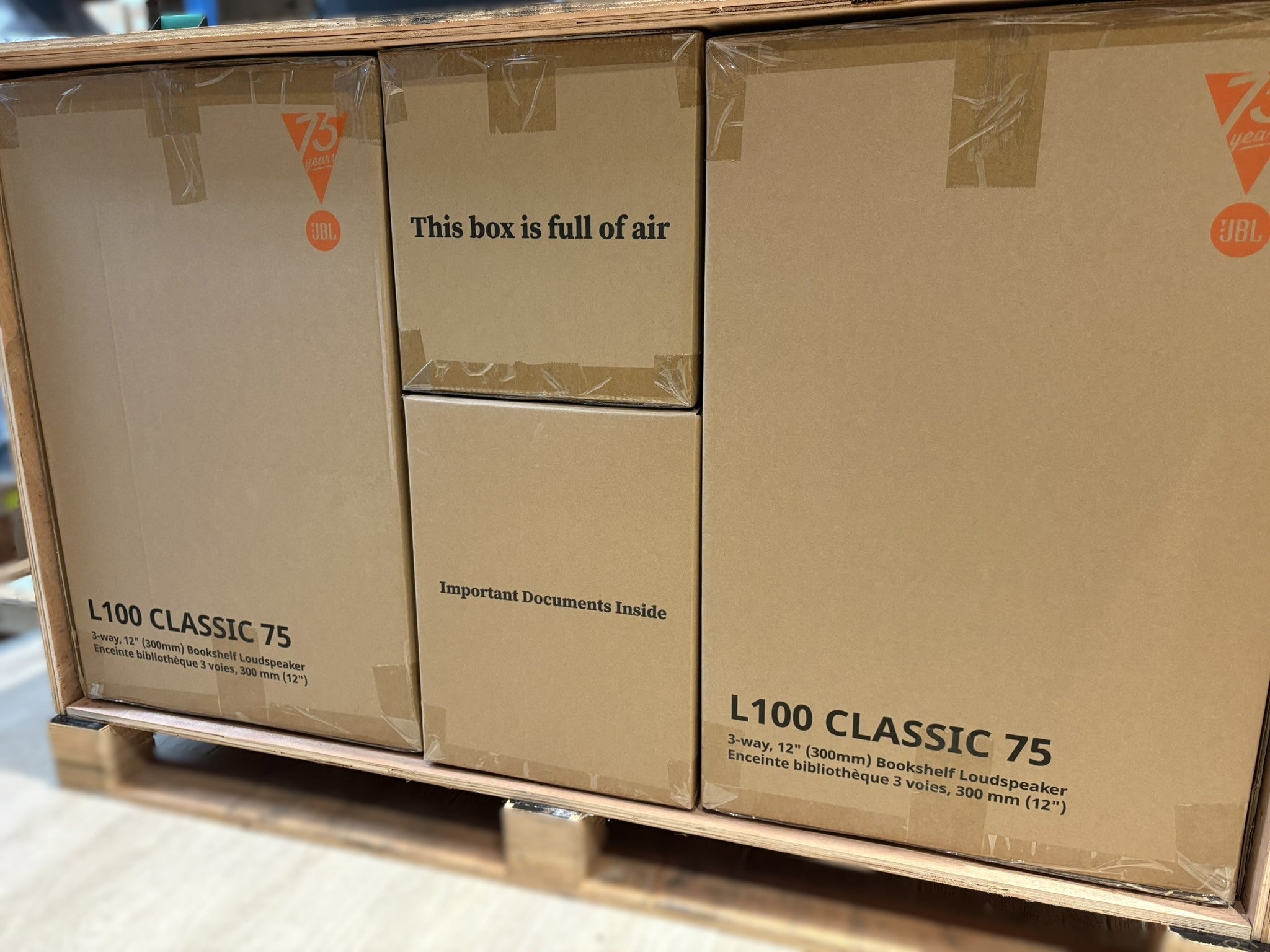 JBL L100 Classic 75 Speakers, 75th Anniversary Edition - Consignment
