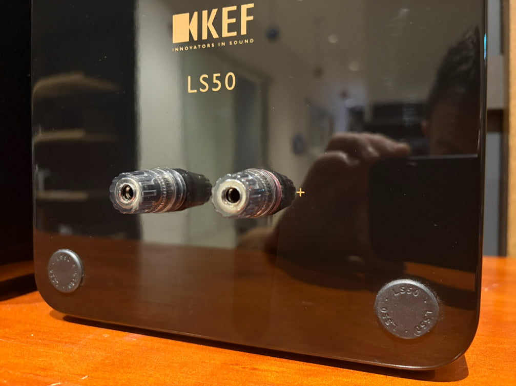kef-ls50-mk1-black-copper-rear-binding-posts-angled
