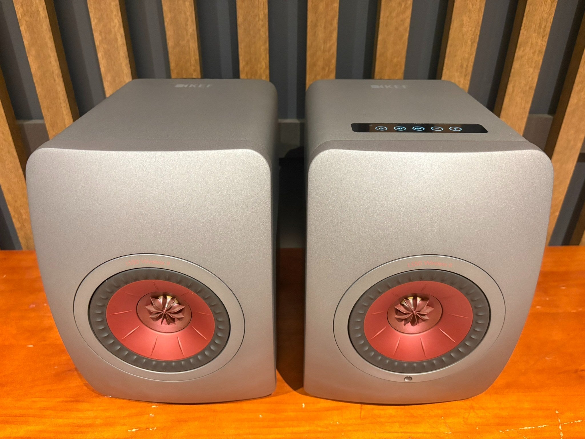 KEF LS50 Wireless II Active Speakers (Titanium Grey) - As Traded