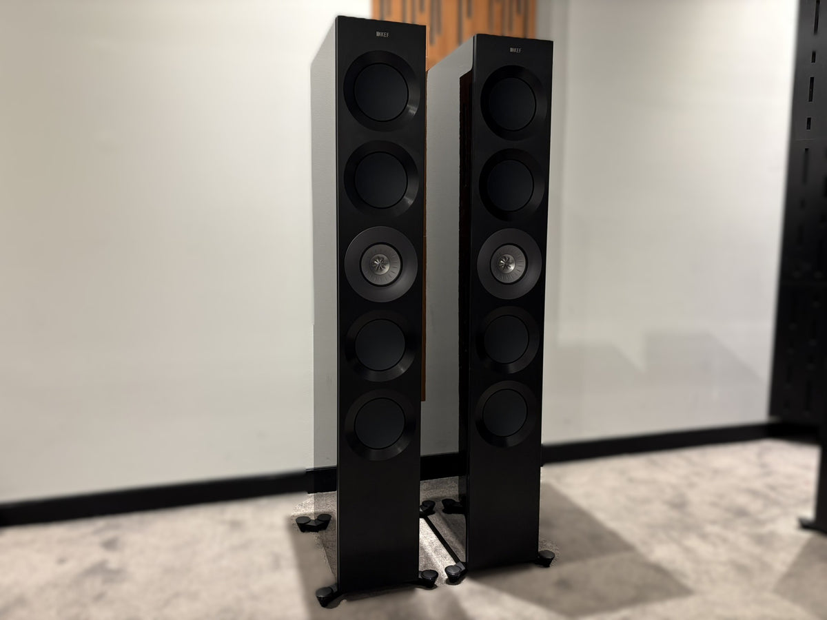 KEF Reference 5 Meta Speakers, Black / Silver - As Traded
