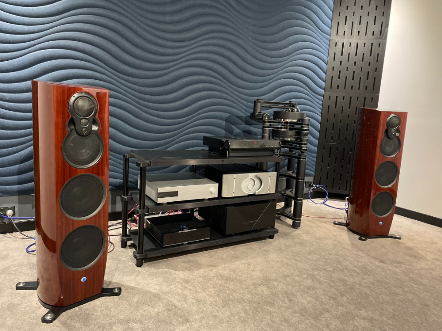 Linn 350 Klimax Exakt Floorstanding Speakers, Rosenut - As Traded