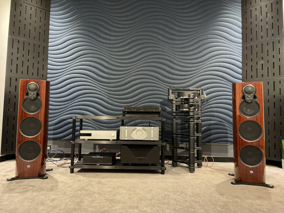 Linn 350 Klimax Exakt Floorstanding Speakers, Rosenut - As Traded