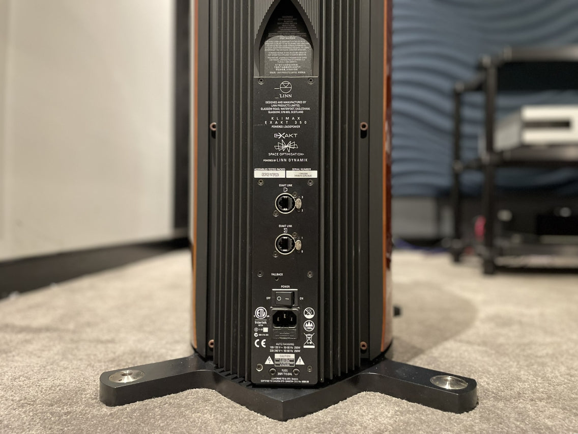 Linn 350 Klimax Exakt Floorstanding Speakers, Rosenut - As Traded