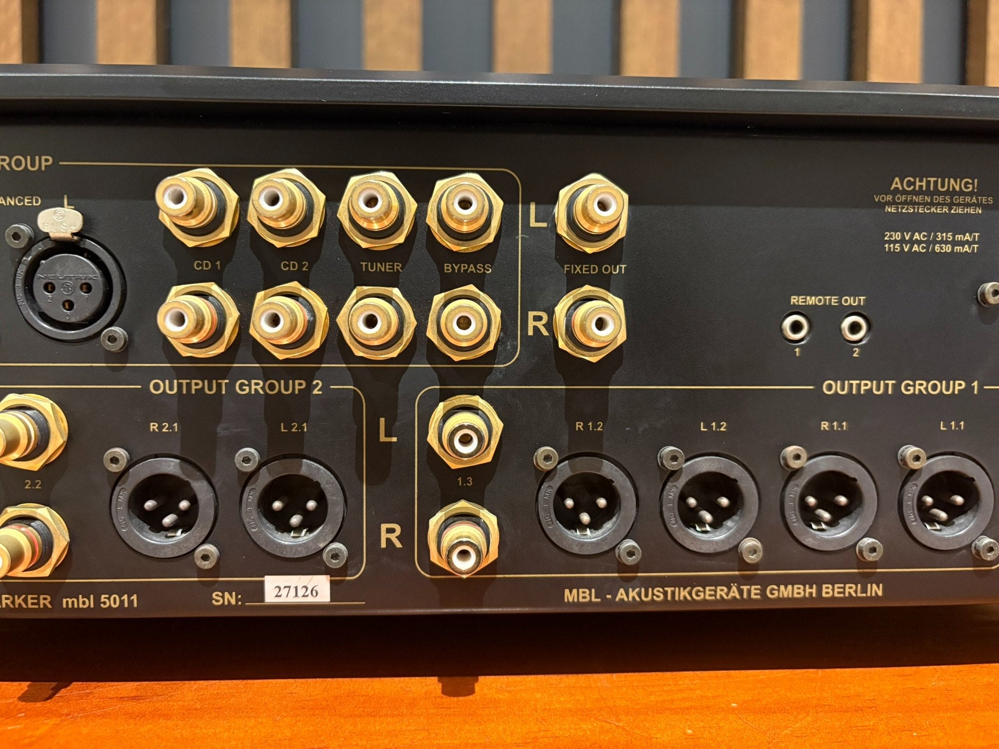 MBL 5011 Preamplifier - Consignment
