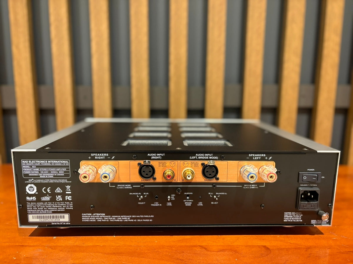 NAD Masters M23 Stereo Power Amplifier - Consignment