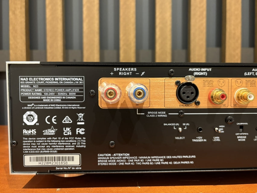 NAD Masters M23 Stereo Power Amplifier - Consignment